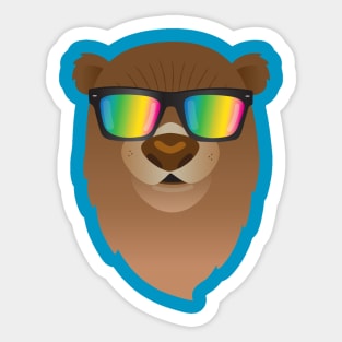 Beary Cool Sticker